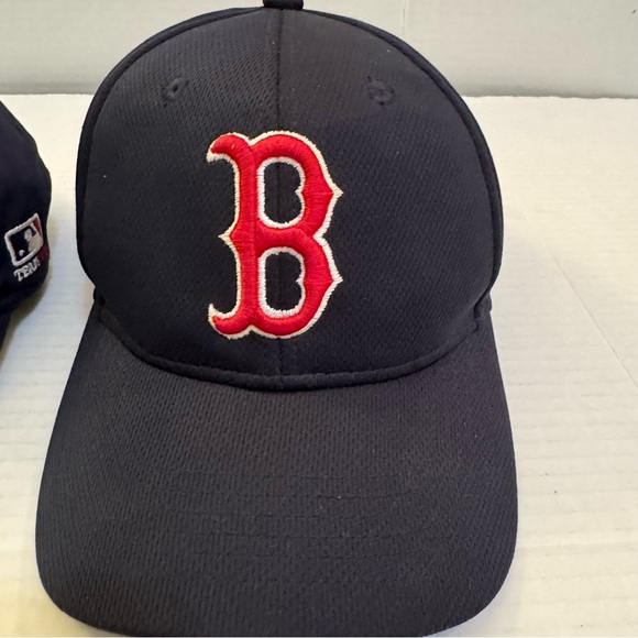 Boston Red Sox Hat Cap Strap Back Blue OC Sports One Size Adjustable - Picture 3 of 8